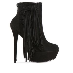 Fringe platform Steve Madden shoes